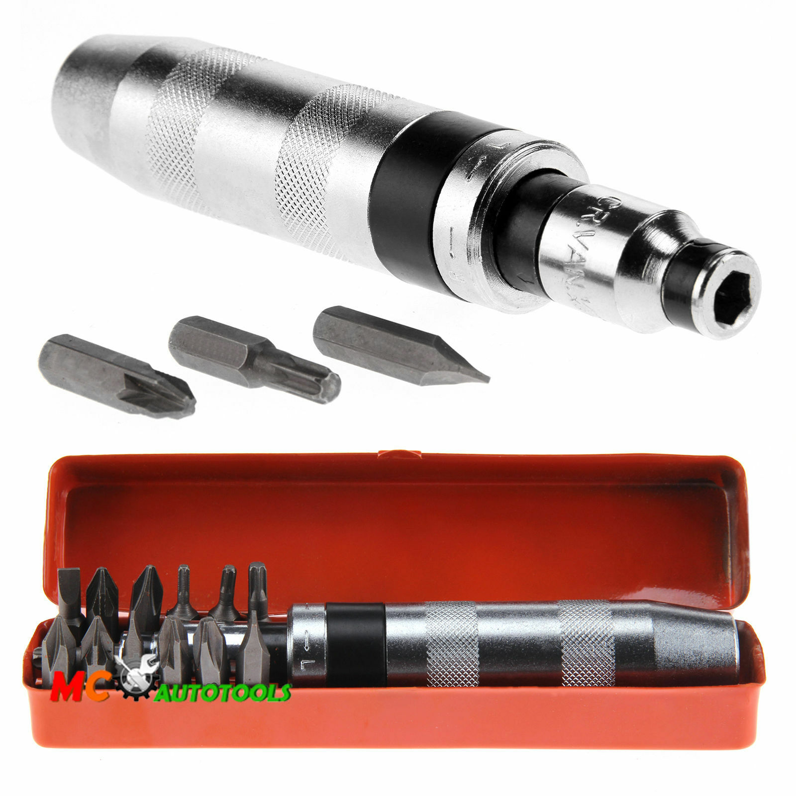 New 14pc 1/2″ Impact Driver Set Heavy Duty SAE Reversible
