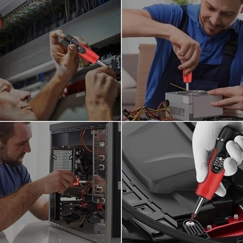 46Pcs Torque Screwdriver Set 10-80 in-lbs, 39 S2 Bits, 1/4″ Adapter & Sockets fo