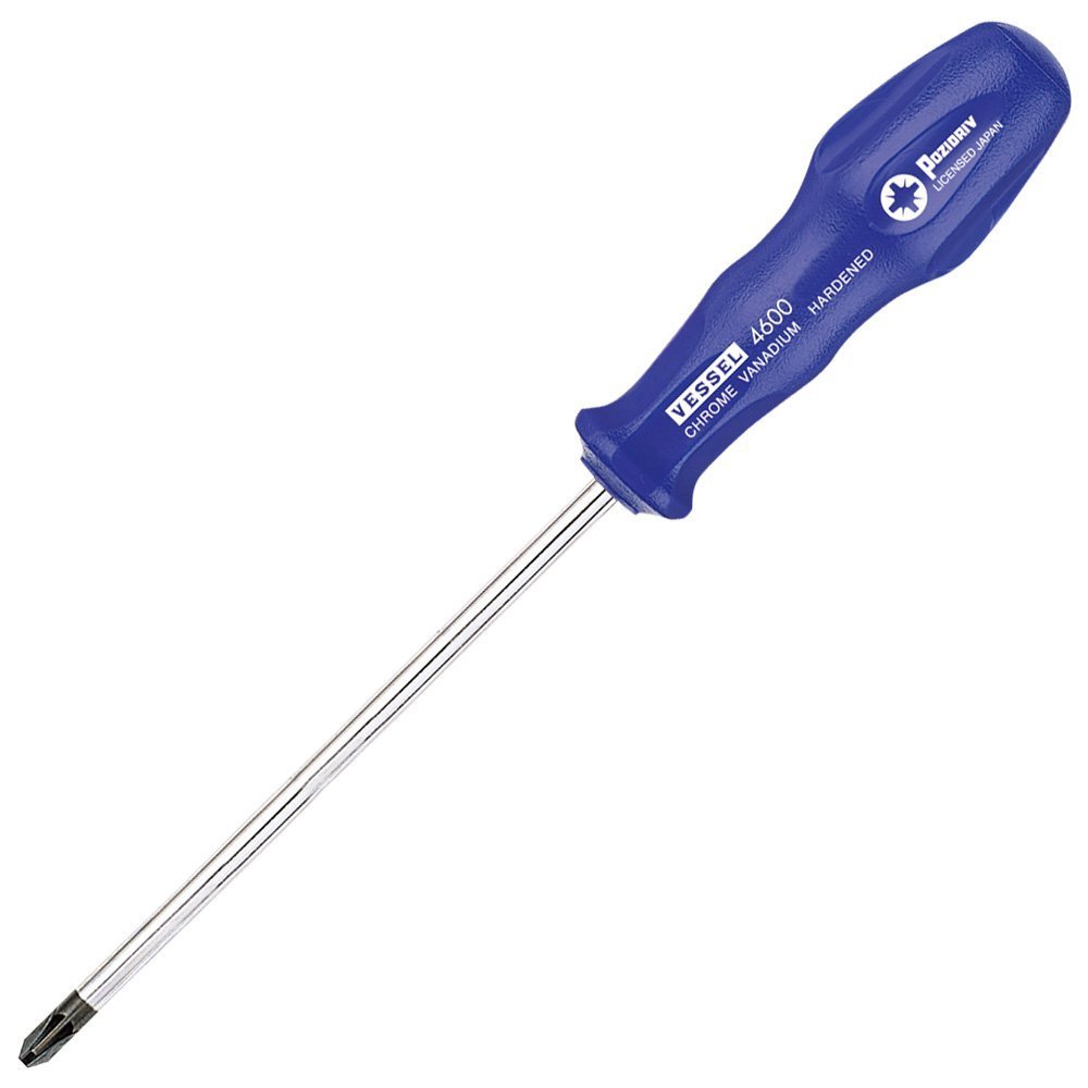VESSEL POZIDRIV Screwdriver drivers PZ1,2,3 75-150mm No.4600