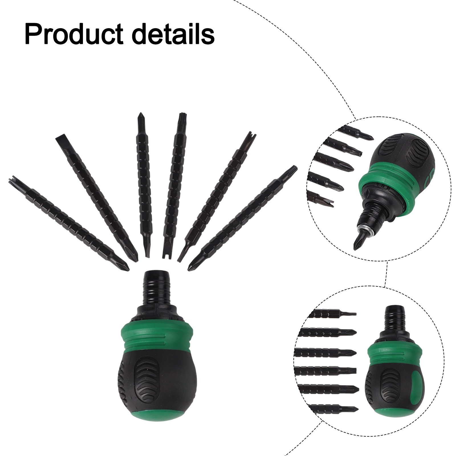 Portable 12 in 1 Ratchet Screwdriver Set for DIY Projects and Everyday Repairs