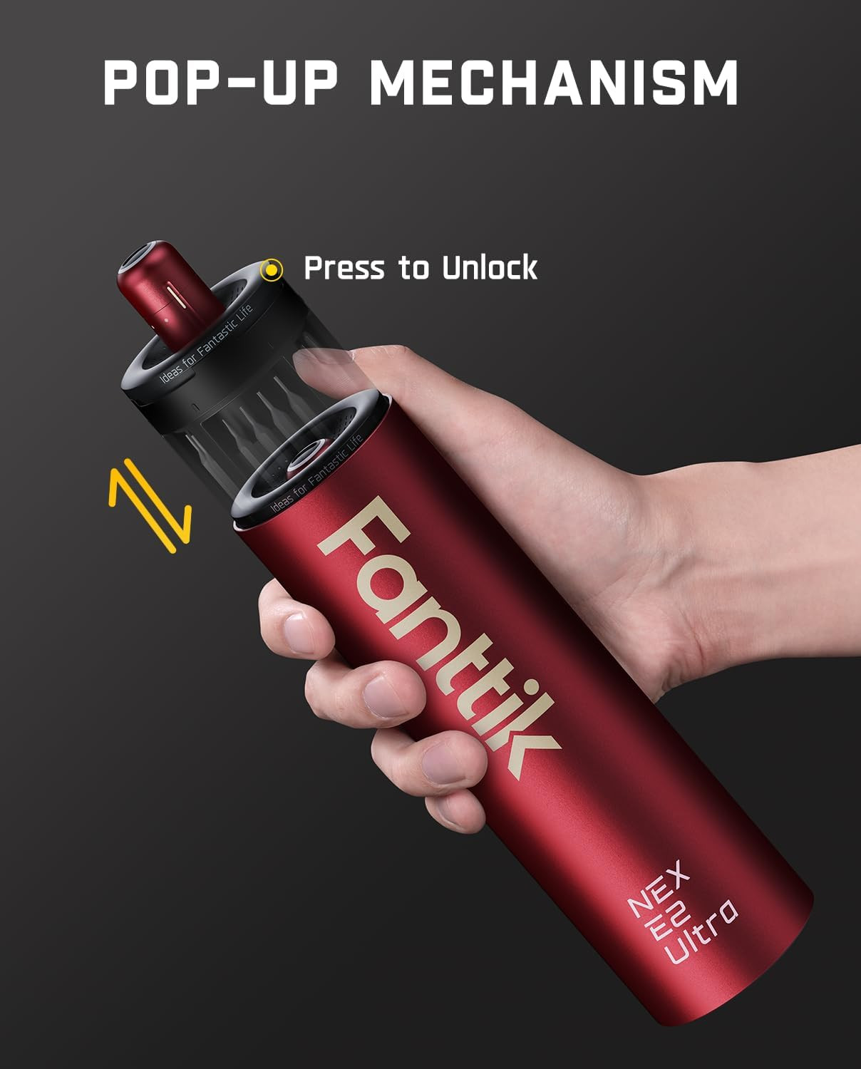 Fanttik E2 Ultra Electric Screwdriver, 0.6N.m Mini Screwdriver Set, 50 Magnetic
