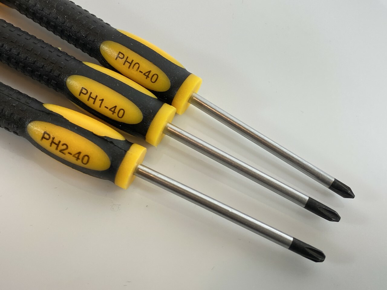PH0/PH1/PH2 Phillips / Cross Magnetic Tip Screwdriver Set