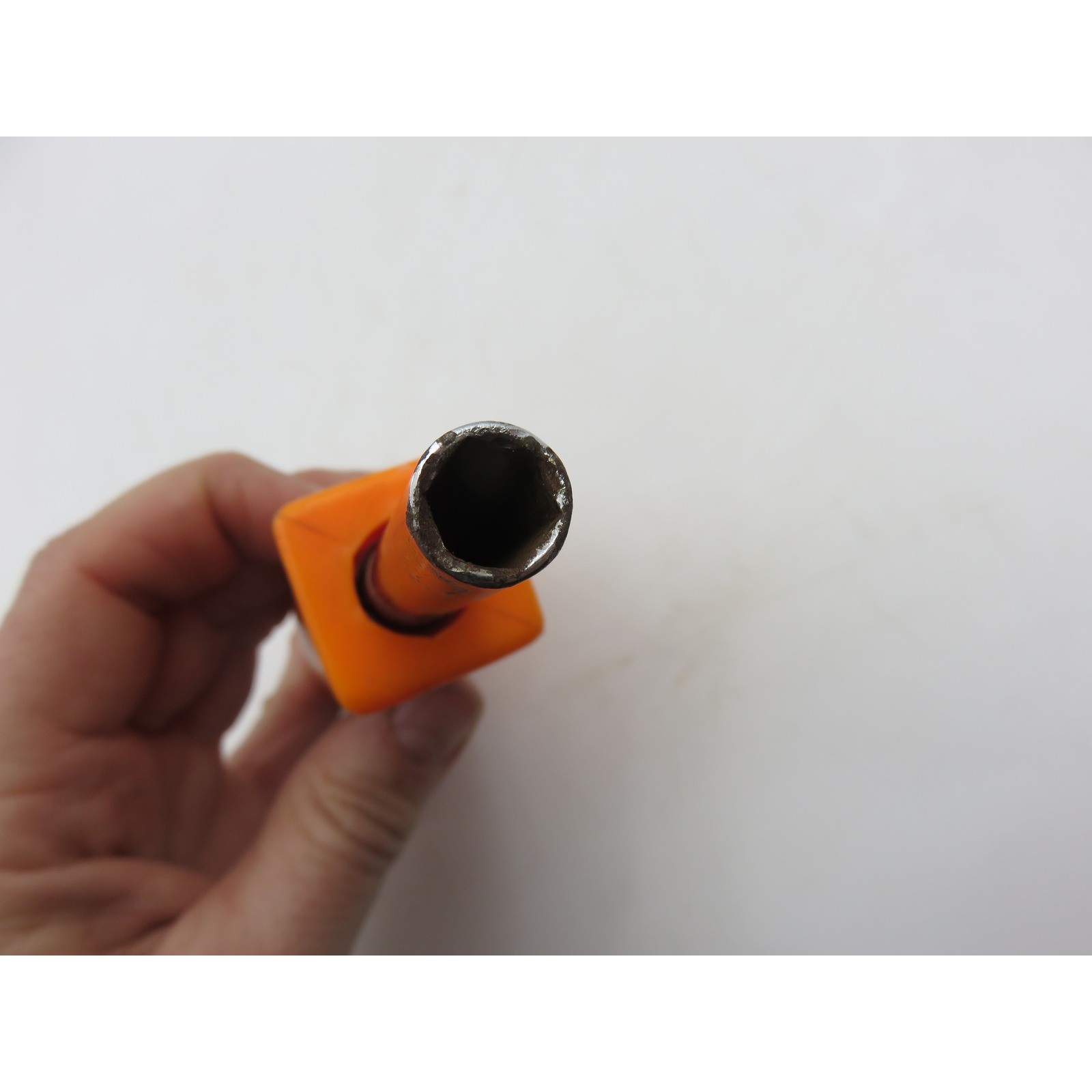 Buck Bros 4-in-1 Screwdriver Handle Orange Multi-Bit Tool Body Made in USA