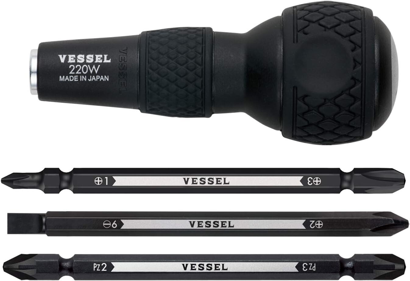 Ball Grip Screwdriver Set Interchangeable Metric Motorcycle Drivers JIS Standard