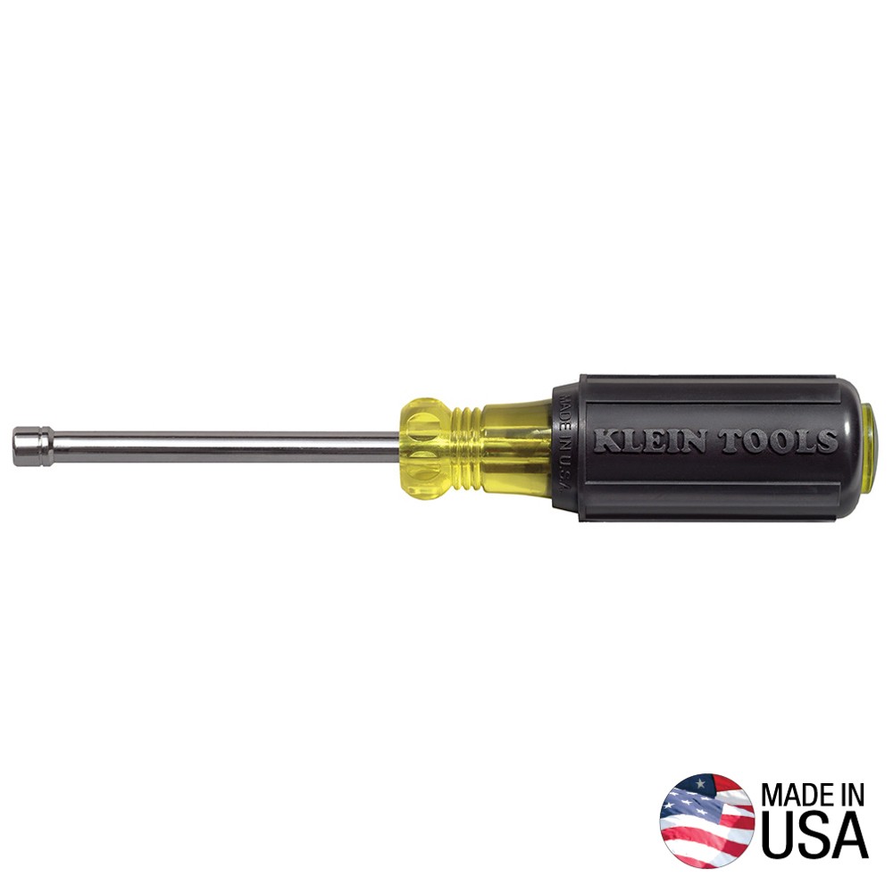 Klein Tools 630-4MM 4mm Cushion-Grip Hollow-Shank Nut Driver