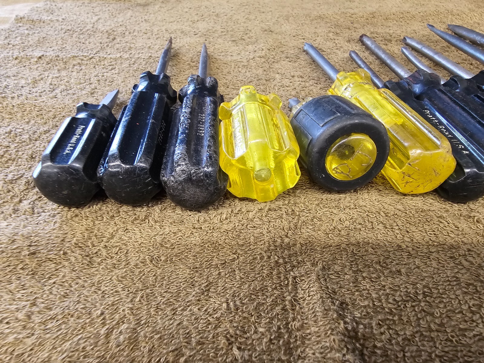 21 Pratt Read Crescent Screwdriver Set Slotted Phillips Flat Head Tip Long Short