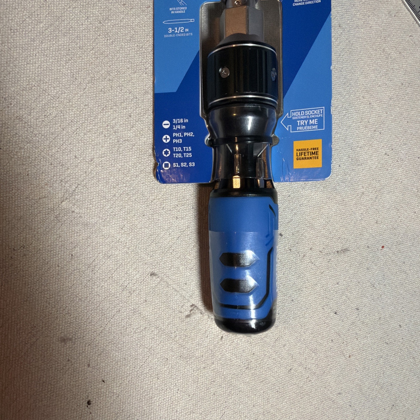 Kobalt 12-in-1 Double Drive Ratcheting Screwdriver #5055414 New Sealed Multi Bit