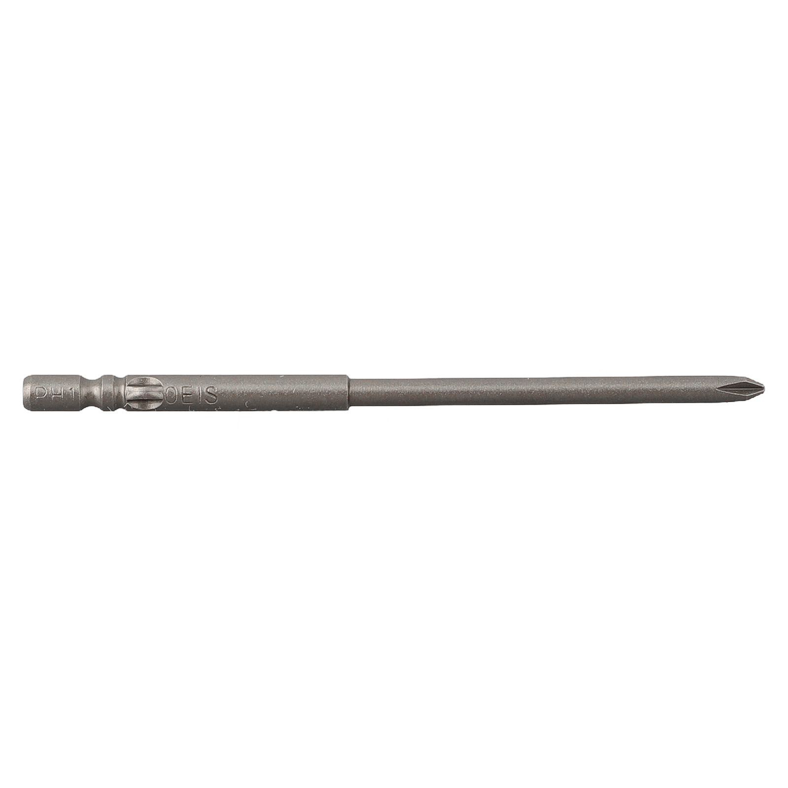 Magnetic Electric Cross Screwdriver Bit Set 4mm Round Shank PH00 PH0 PH1 PH2