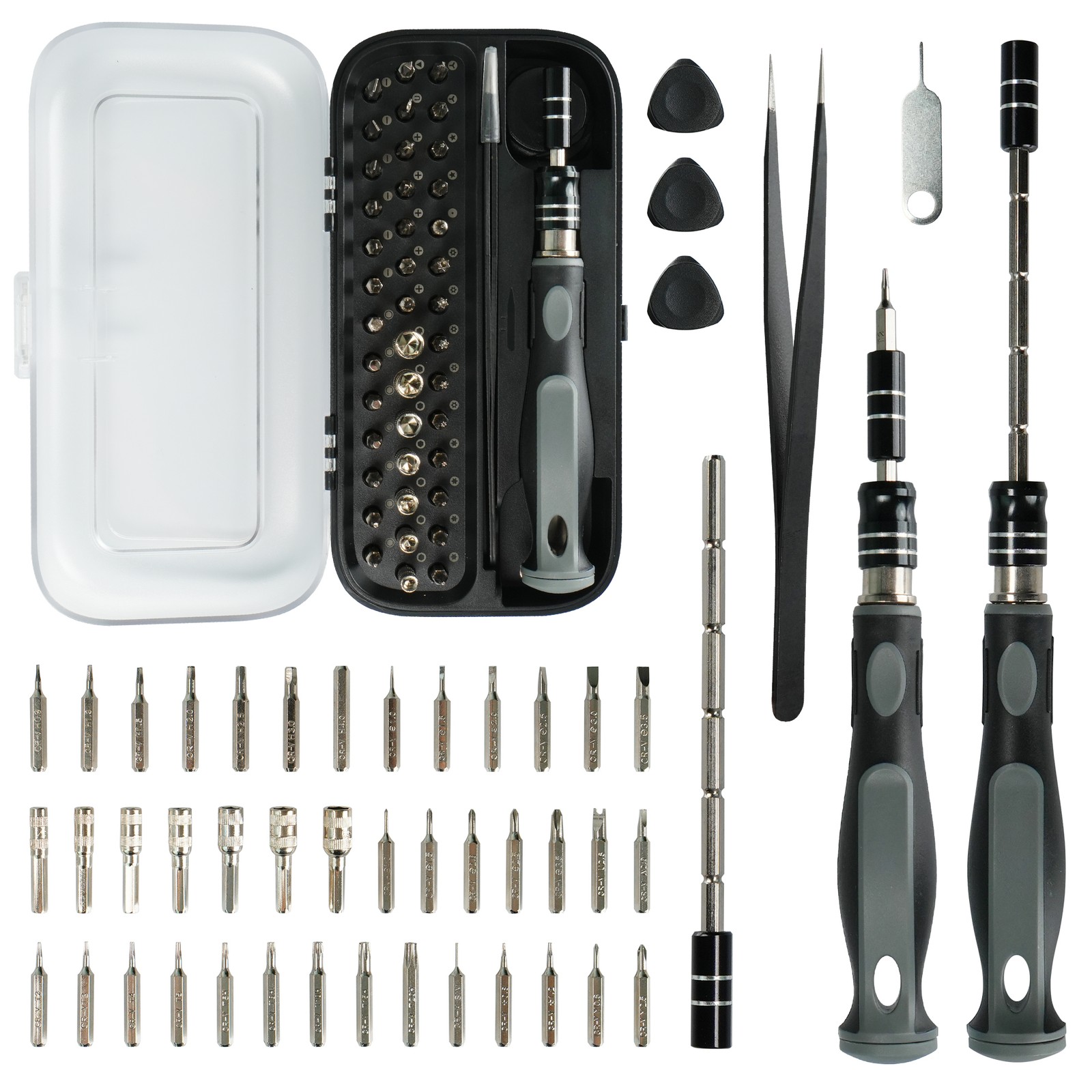 48 IN 1 Pocket Precision Screwdriver Set Magnetic Repair Kit with CRV Bits Case