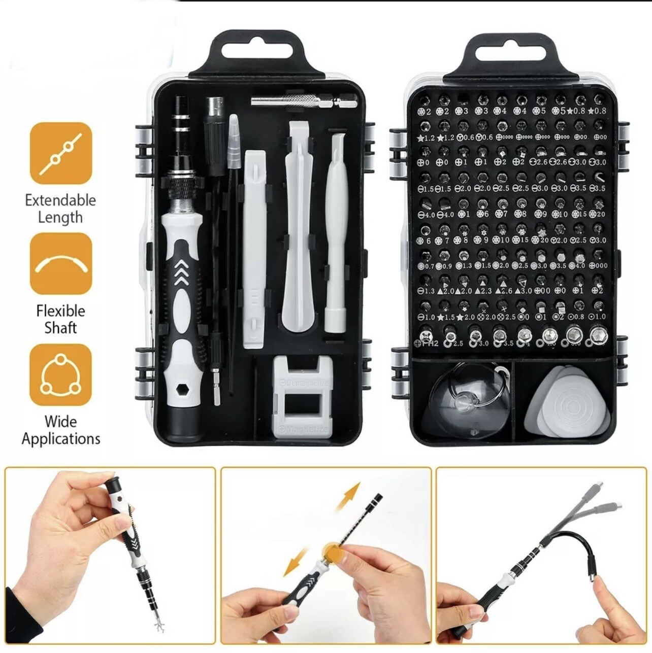 De Precision Destornilladores Para móvil Celulares Reparar Herramientas 117PCS