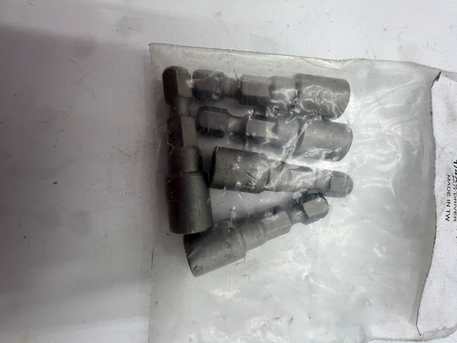 PACK OF 5 GENUINE PARTMASTER 38MM HEX BIT SOCKET 1/4 DRIVE