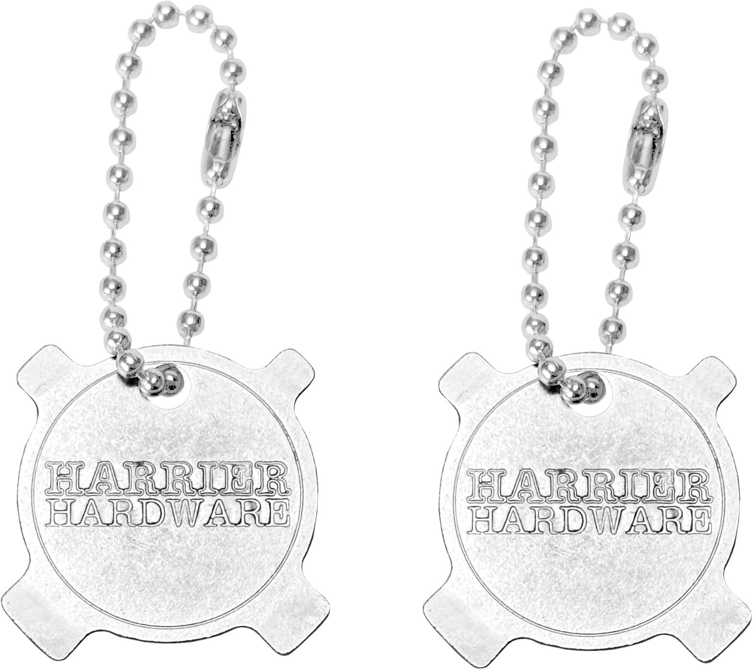 Harrier Hardware 2-Pack Keychain 4-Way Slotted Flathead Screwdriver EDC Portable