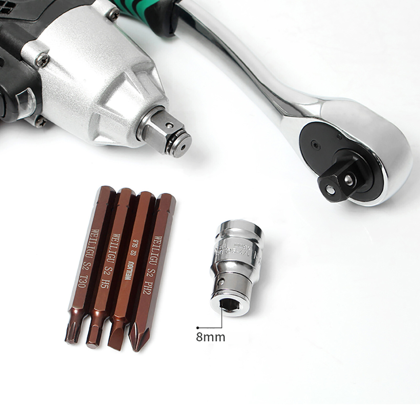5/16″ Impact Drill Driver Bit Hex Torx Phillips Slotted Screwdriver Bit S2 Steel