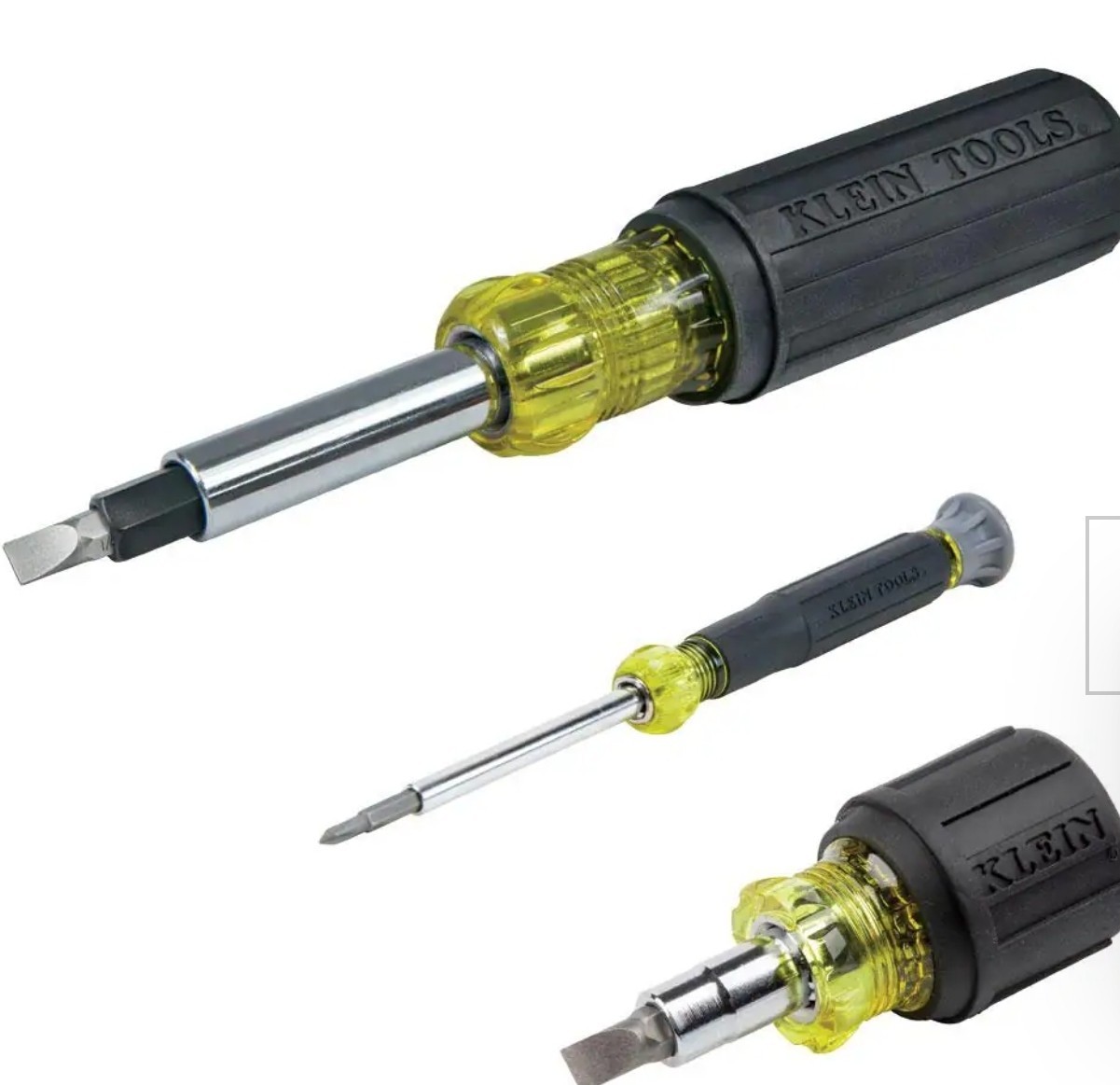 Klein Tools Multi-Bit Screwdriver and Nut Driver Set (3-Piece)
