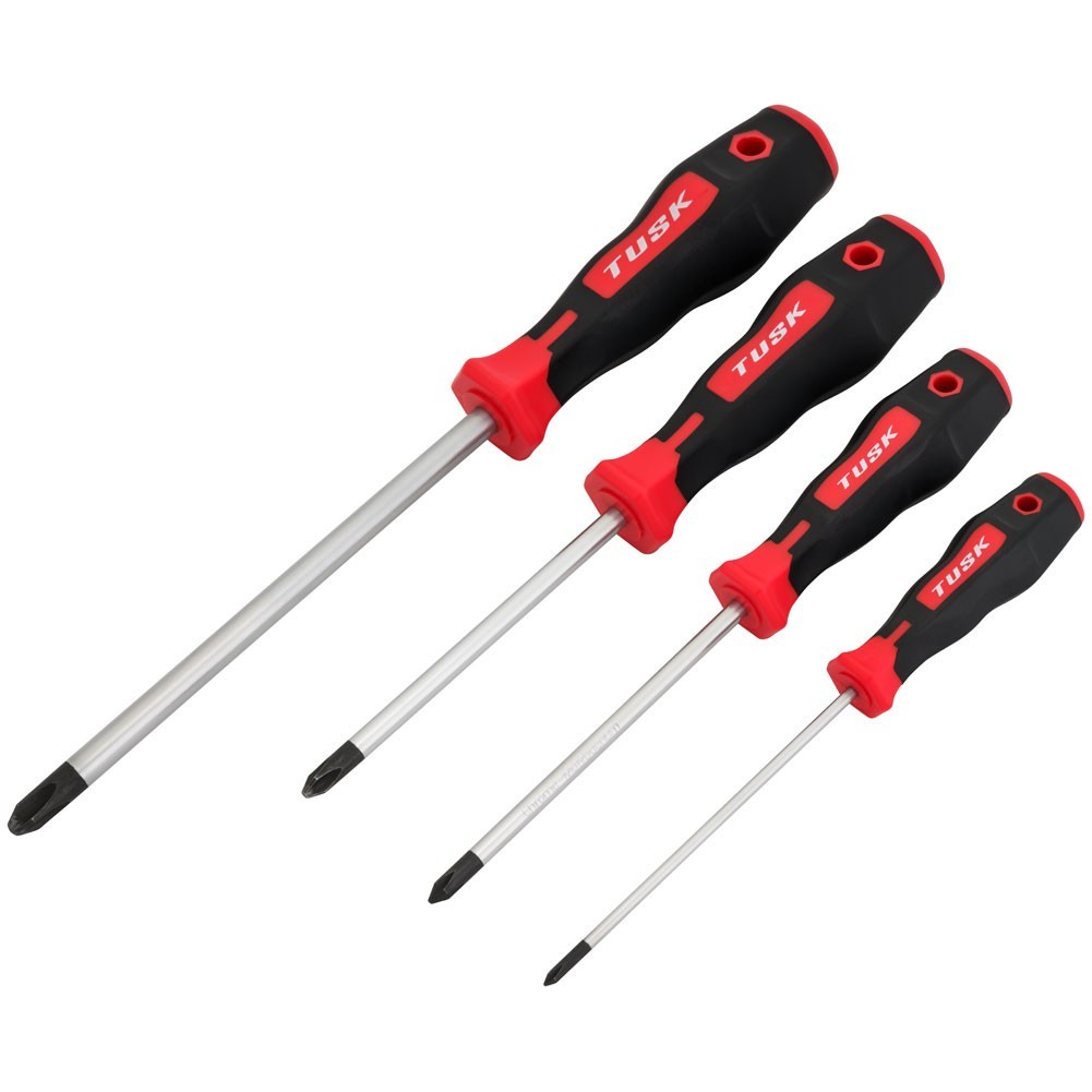 ⭐️JIS 4pc SCREWDRIVER SET #0 #1 #2 #3 TUSK JAPAN MOTORCYCLE ATV UTV ⭐️