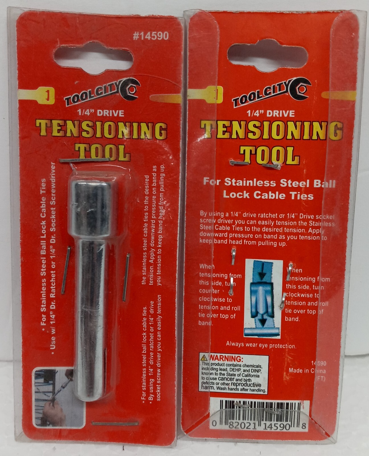 Lot of 2 Tool City 1/4 Inch Drive #14590 Tensioning Tool…………………5G