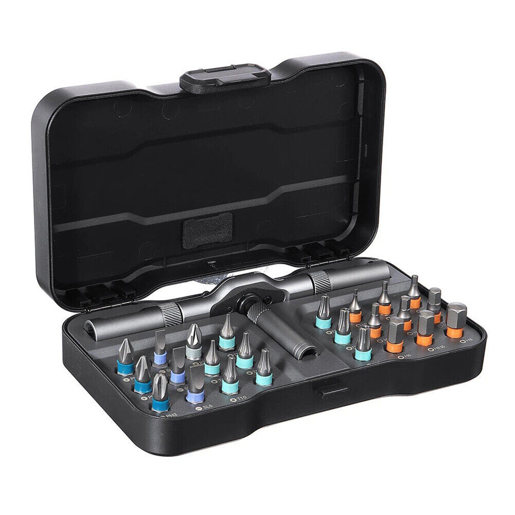 25pcs 24 in 1 Multifunction Screwdriver Head Set Household Repair Ratchet Wrench