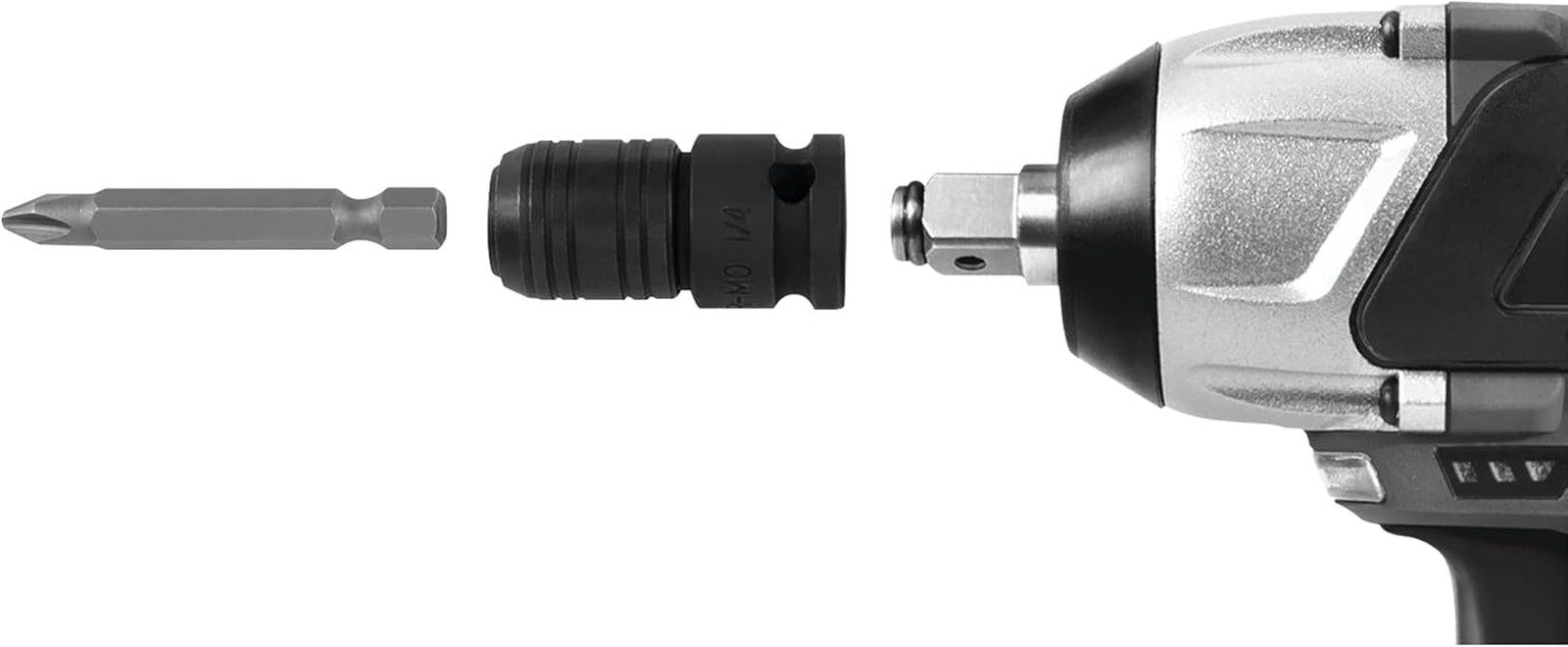 W9039 Heavy-Duty Chrome Molybdenum Steel 3/8-Inch Square Drive to 1/4-Inch Hex B