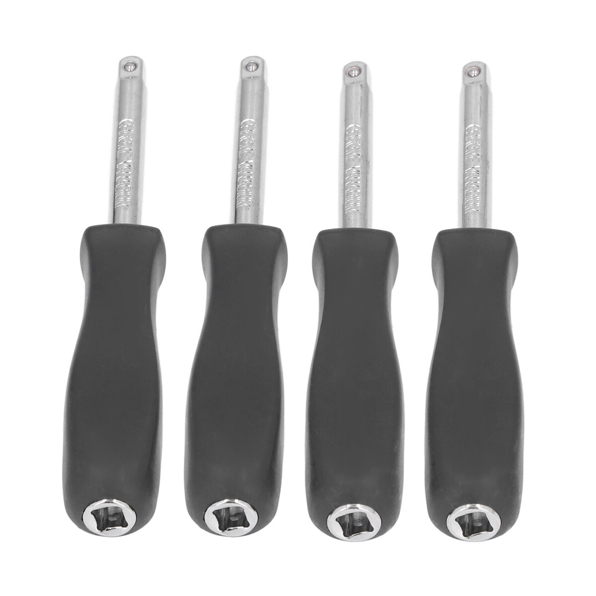 4 Pack 1/4″ Socket Driver Handle Standard with internal 1/4″ Female End Spinner
