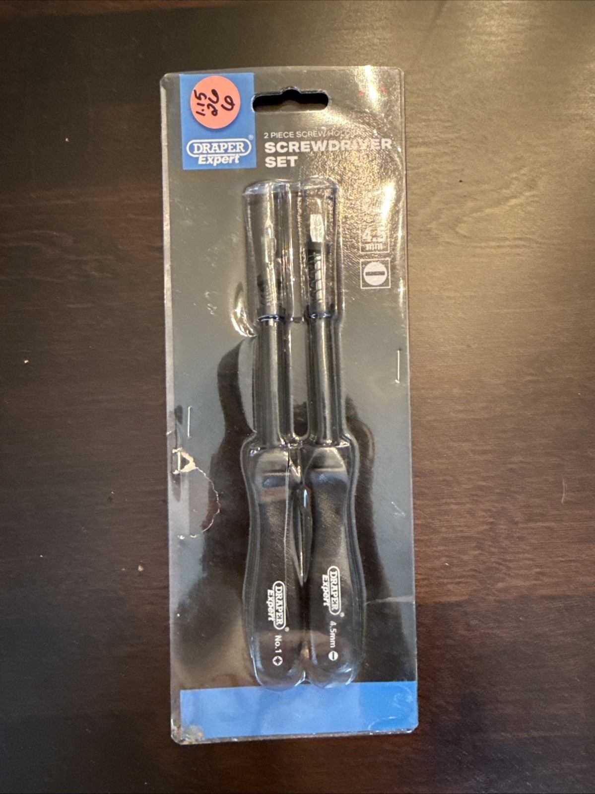 Draper Expert 2 Piece scew Holding Screwdriver Set Open See Photos