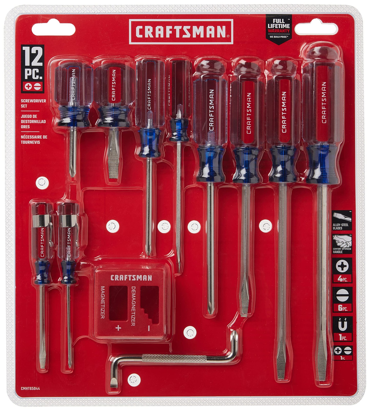 Screwdriver Set, Assorted, 12Piece (CMHT65044)