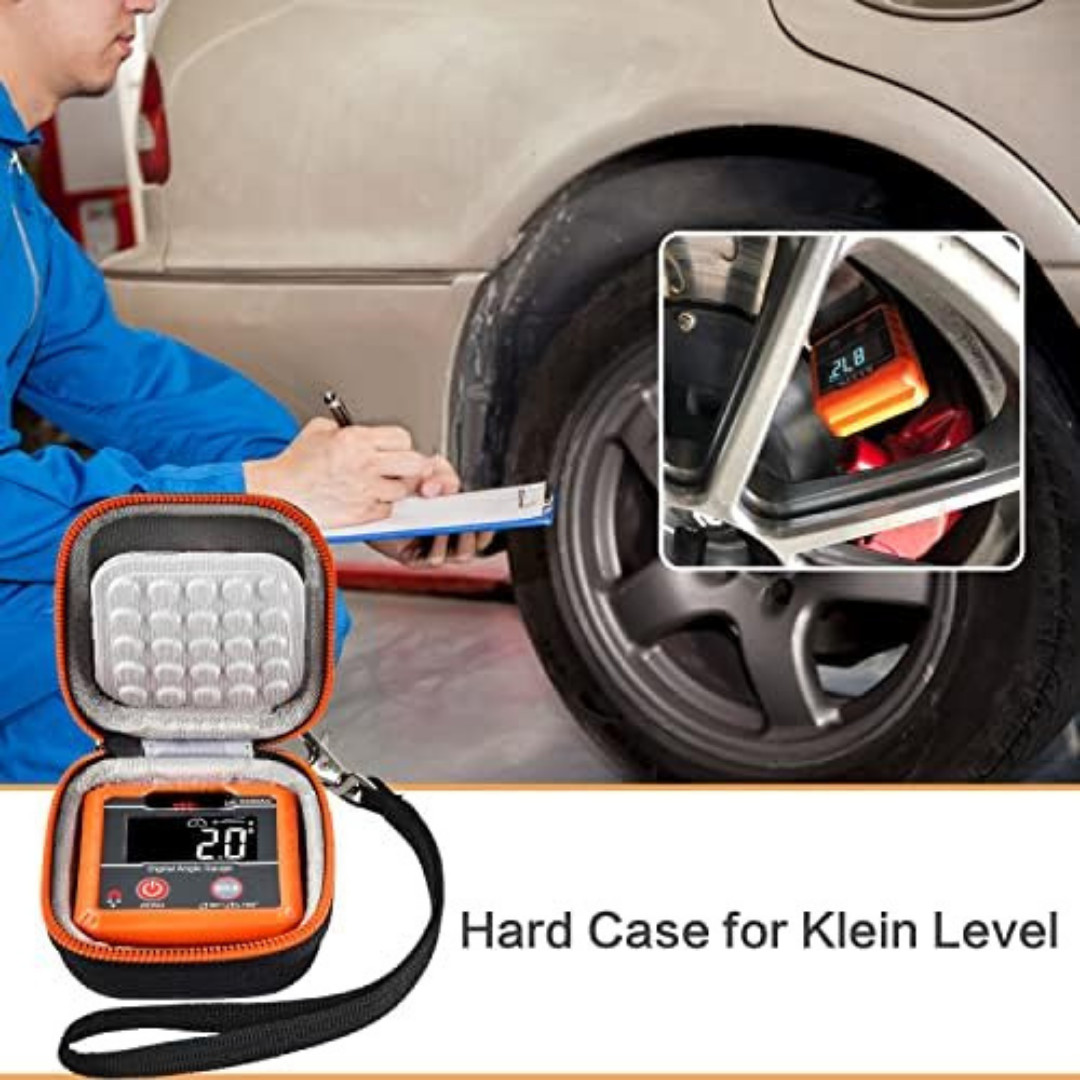 Klein Tools 935DAG Digital Angle Gauge And Level Finder Protractors Storage Bag