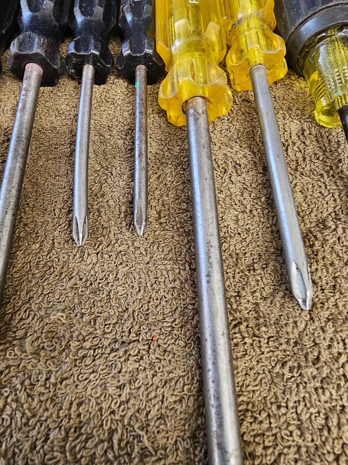 21 Pratt Read Crescent Screwdriver Set Slotted Phillips Flat Head Tip Long Short