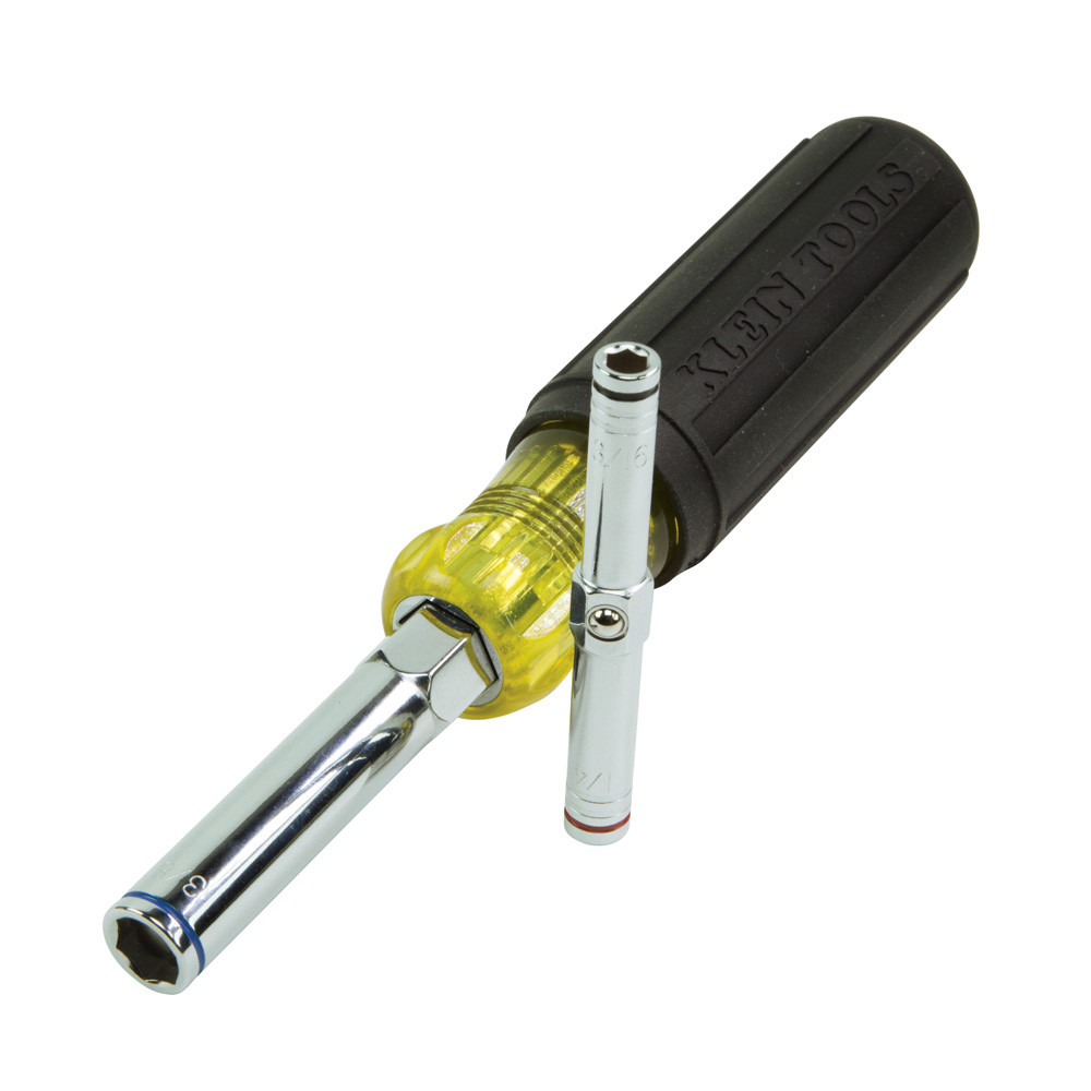 Klein Tools 32801 5-in-1 Multi-Bit Screwdriver / Nut Driver, Heavy Duty
