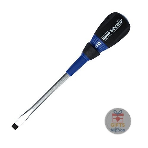 VESSEL B-280 Vector Large Diameter Grip Penetrating Driver 8x150mm Magnetic