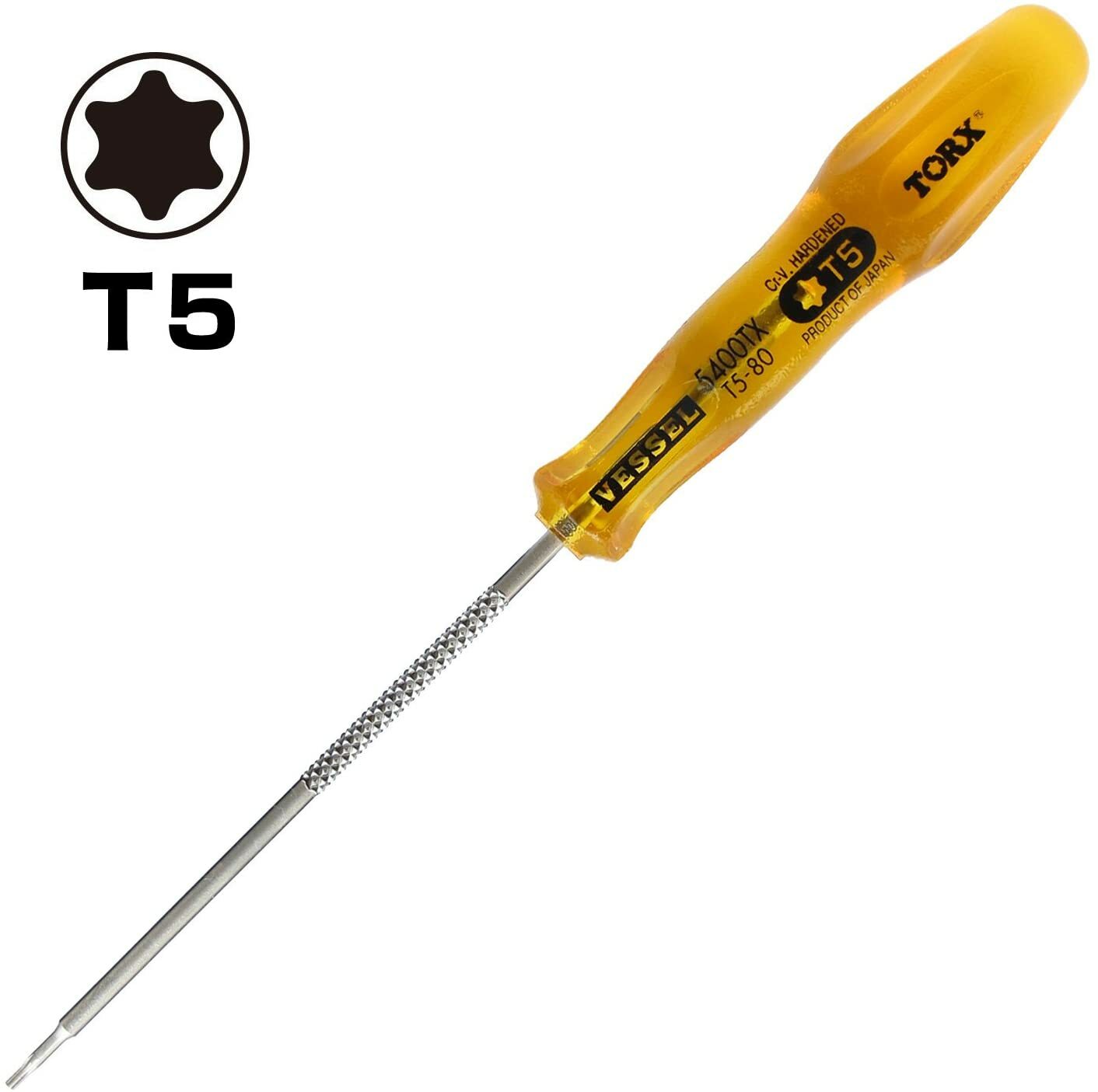 VESSEL TORX Driver 6-piece set 5400TX Power Grip T5 T6 T7H T8H T9H T10H Japan