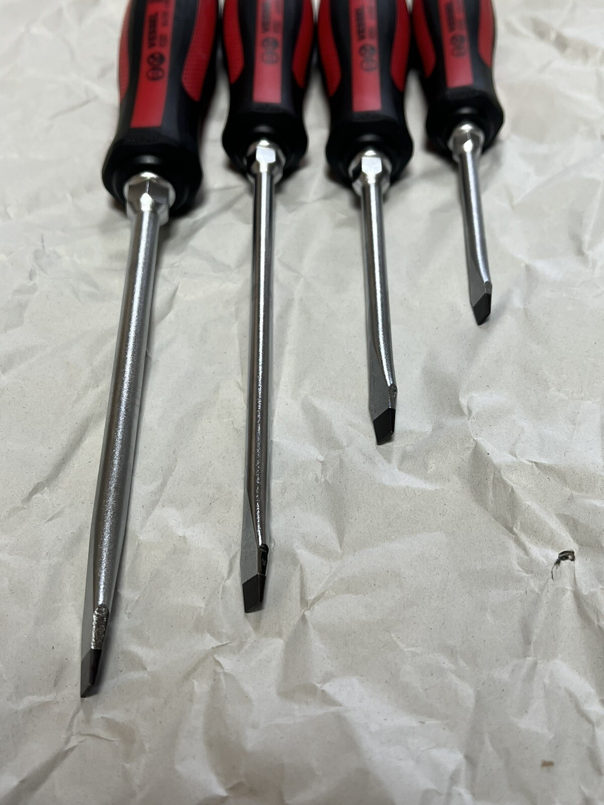 VESSEL 930 megadora JIS flat slotted head screwdriver 4 product set Japan flat