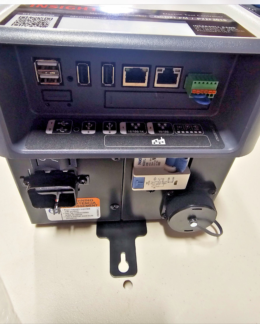 INGERSOLL RAND QE8AT225PA7S12 nut runner and controller QCD21-FM unit 4