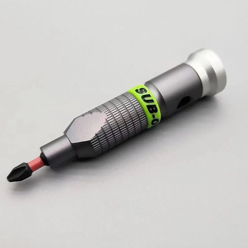 Precision Aluminum Alloy Handle for Shank 1/4″ Bits Comfortable Mini ScrewDriver
