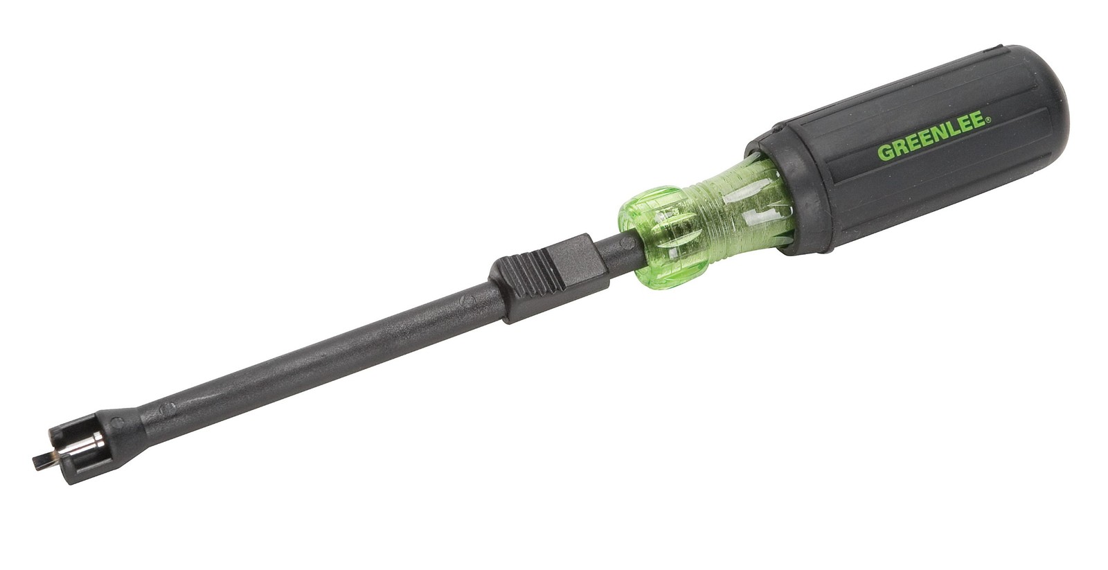 045315C Screw Holding Flathead Screwdriver 1/4″ Green Black Hand Tool