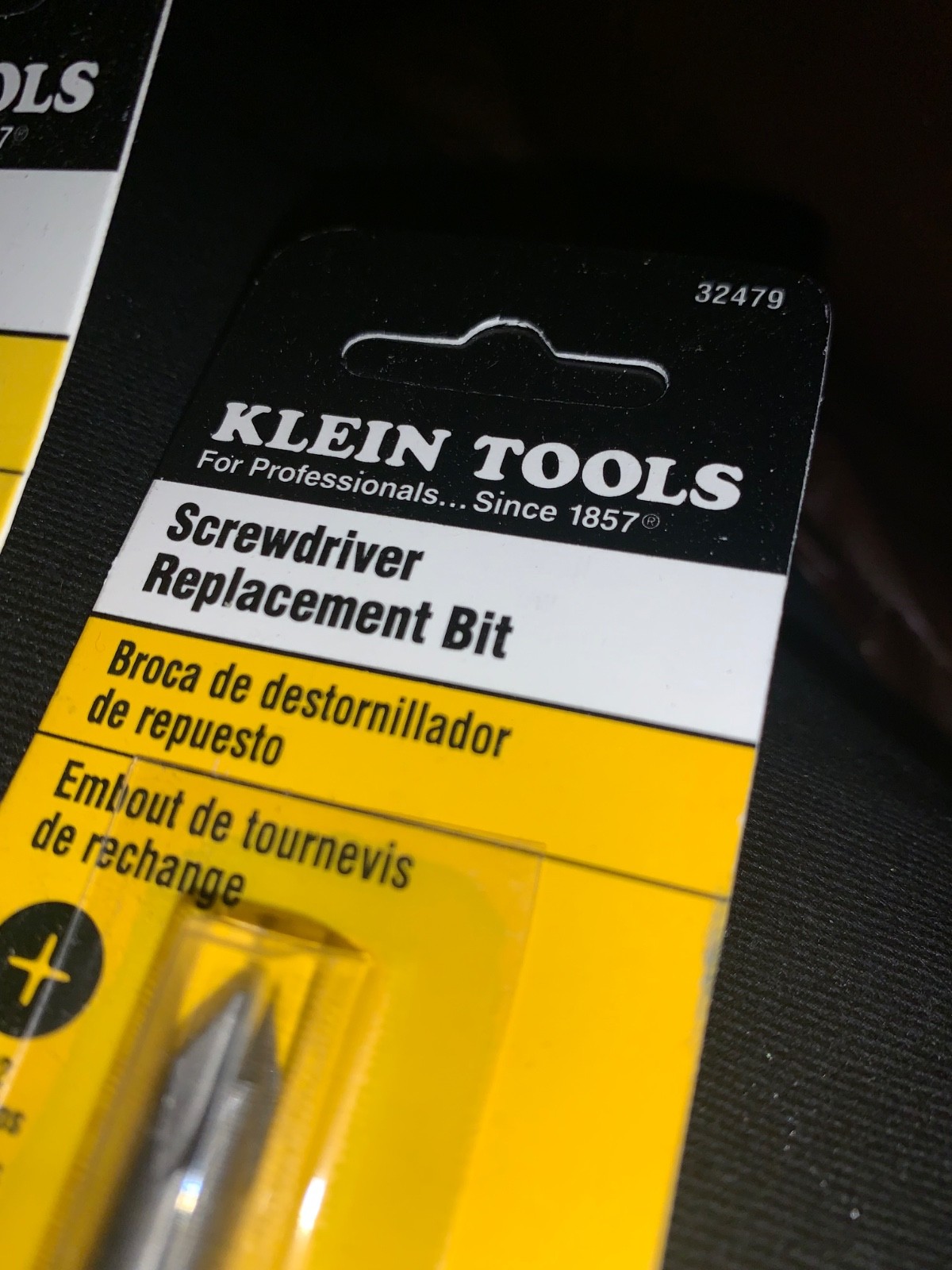 3 Packs of Klein Tools 32479 4 in 1 & 5 in 1 bits 9/32 slotted & #2 Phillips