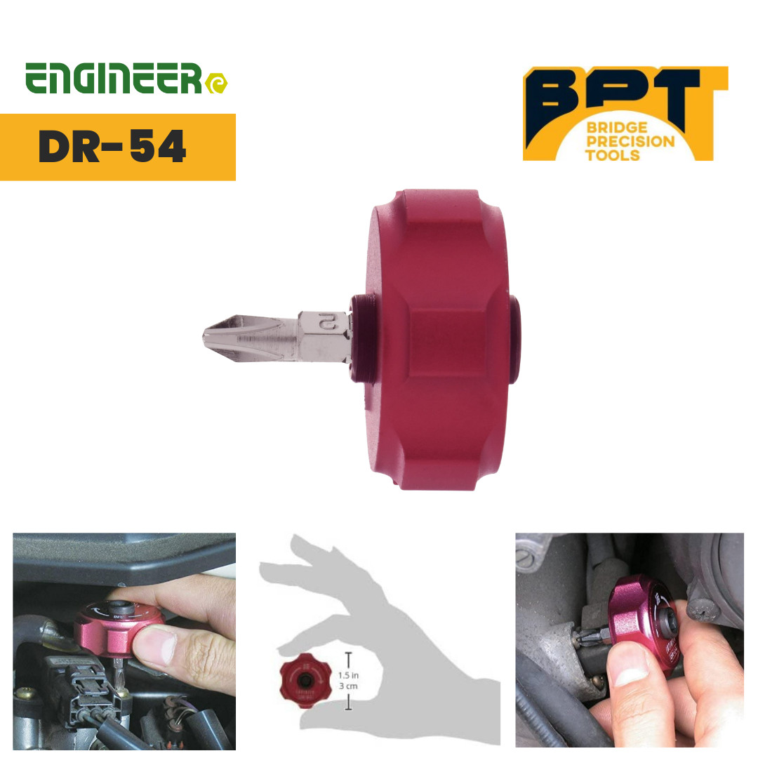 ENGINEER DR-54 Stubby Ratchet Palm Driver