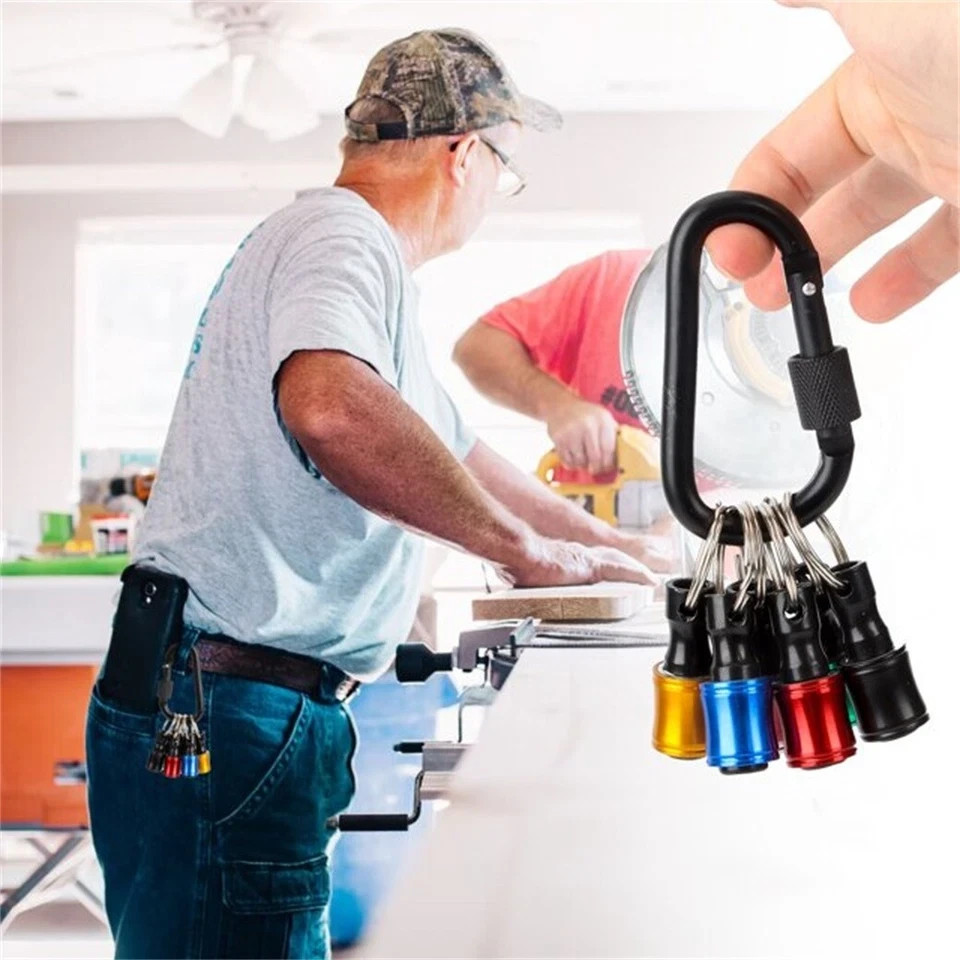 1/4″ Hex Shank Quick Release Keychain Screwdriver Drill Bit Holder Bit Set 28PCS