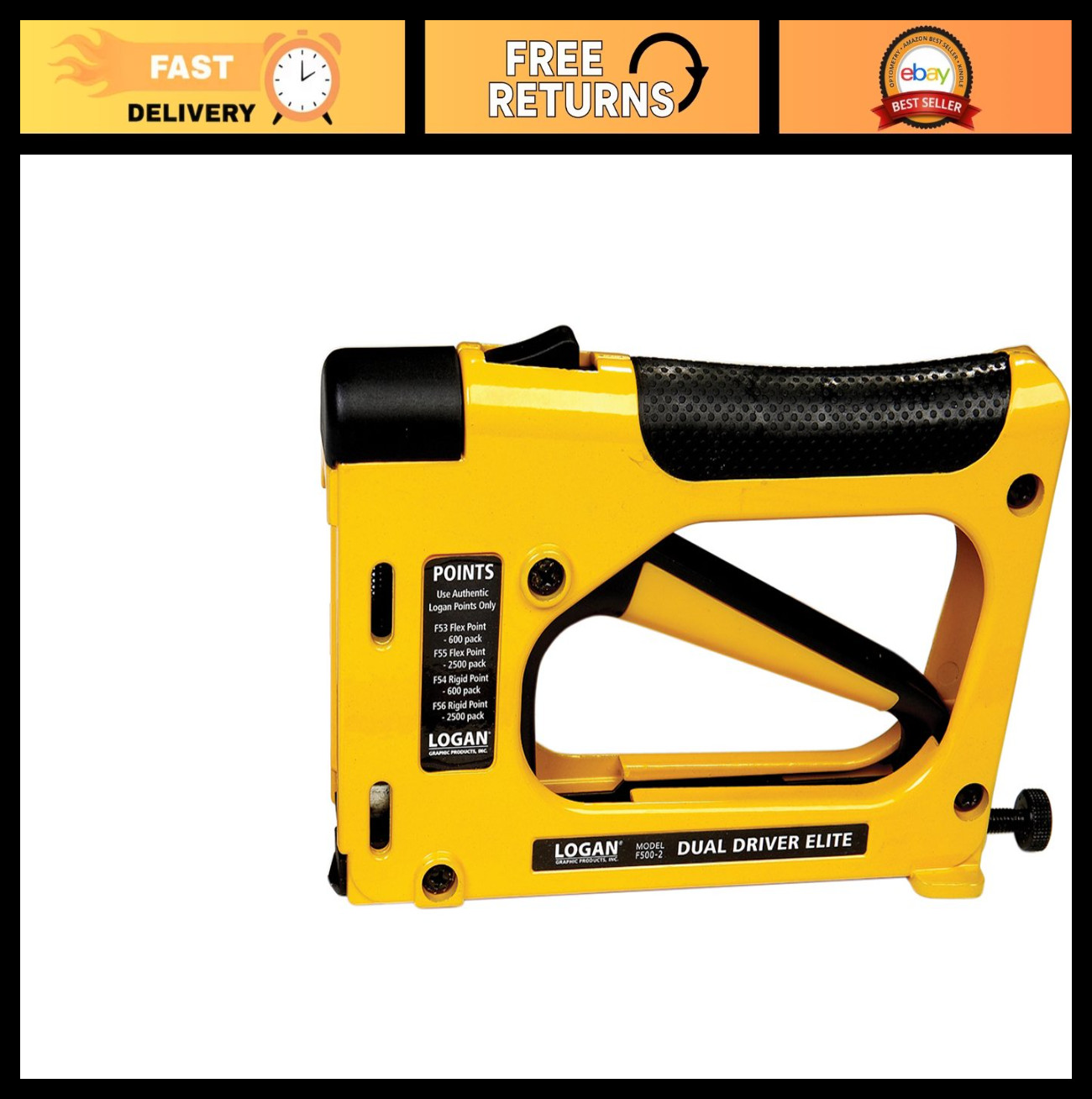 Dual Point Driver Elite, F500-2 – Precision Tool for Woodworking & DIY Projects