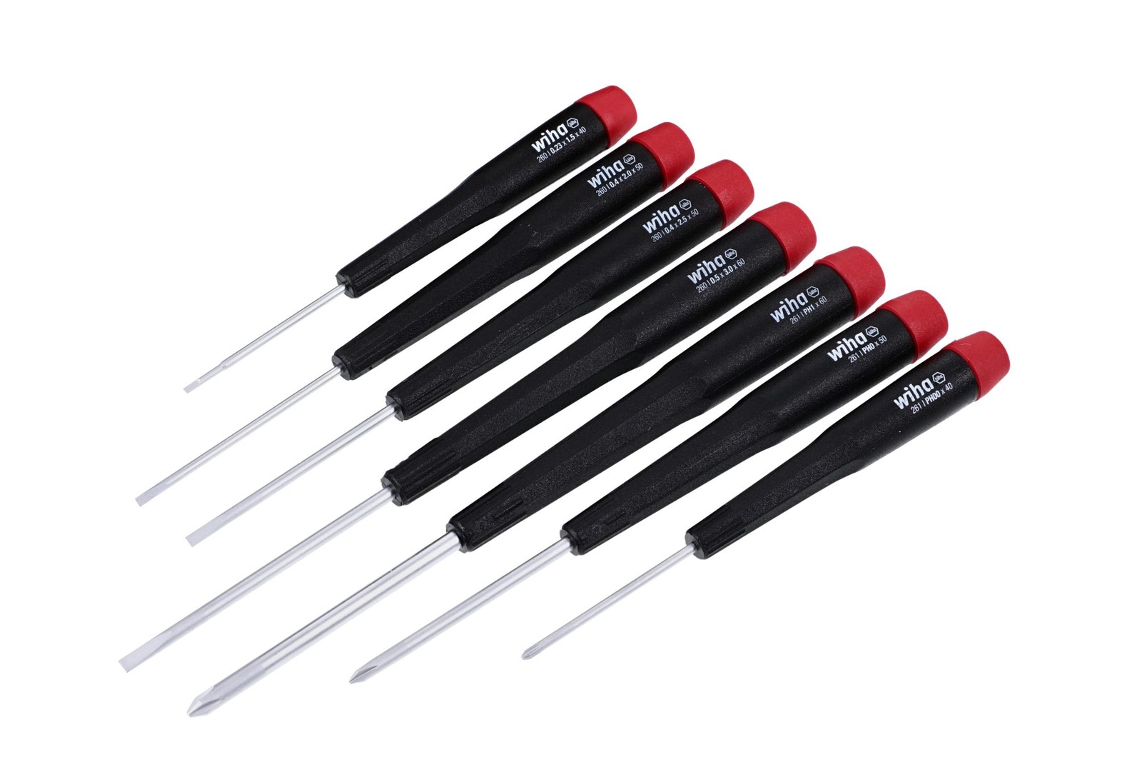7 Piece Precision Screwdriver Set Slotted Phillips Mini PicoFinish Handles Elect