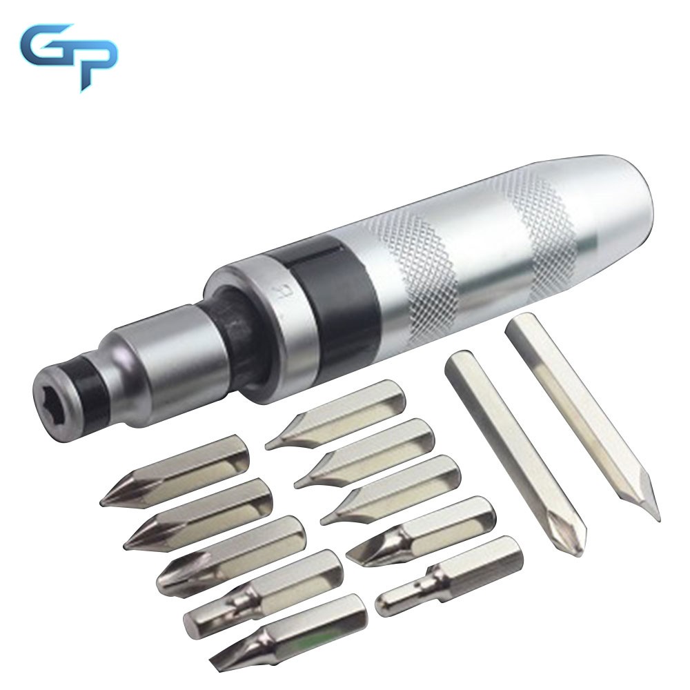 13 Pcs 1/2″ Heavy Duty Drive Impact Driver Screwdriver Screw Bolt Remover Set