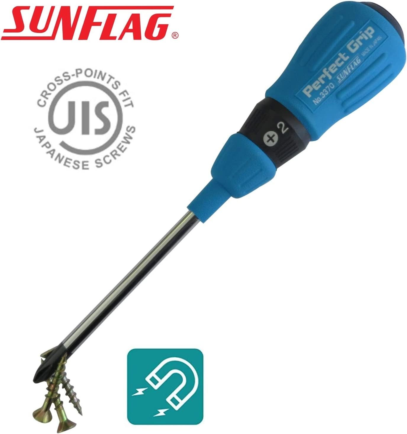 Jis Screwdrivers | Made In Japan perfect Grip Tang Through