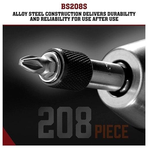 208-Piece Screwdriver Security Bit Set