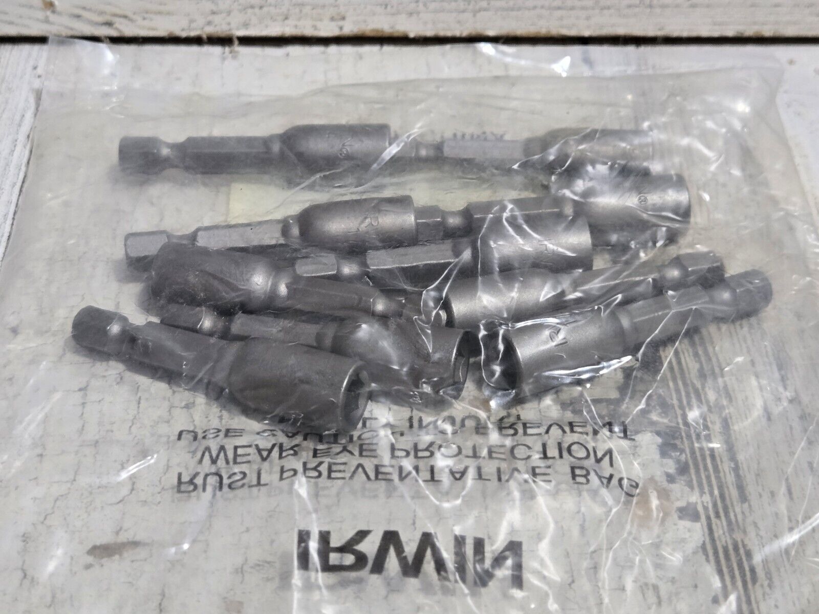 *BULK PACK OF 10* Irwin 1/4 Magnetic Nutsetter 1-7/8 Length