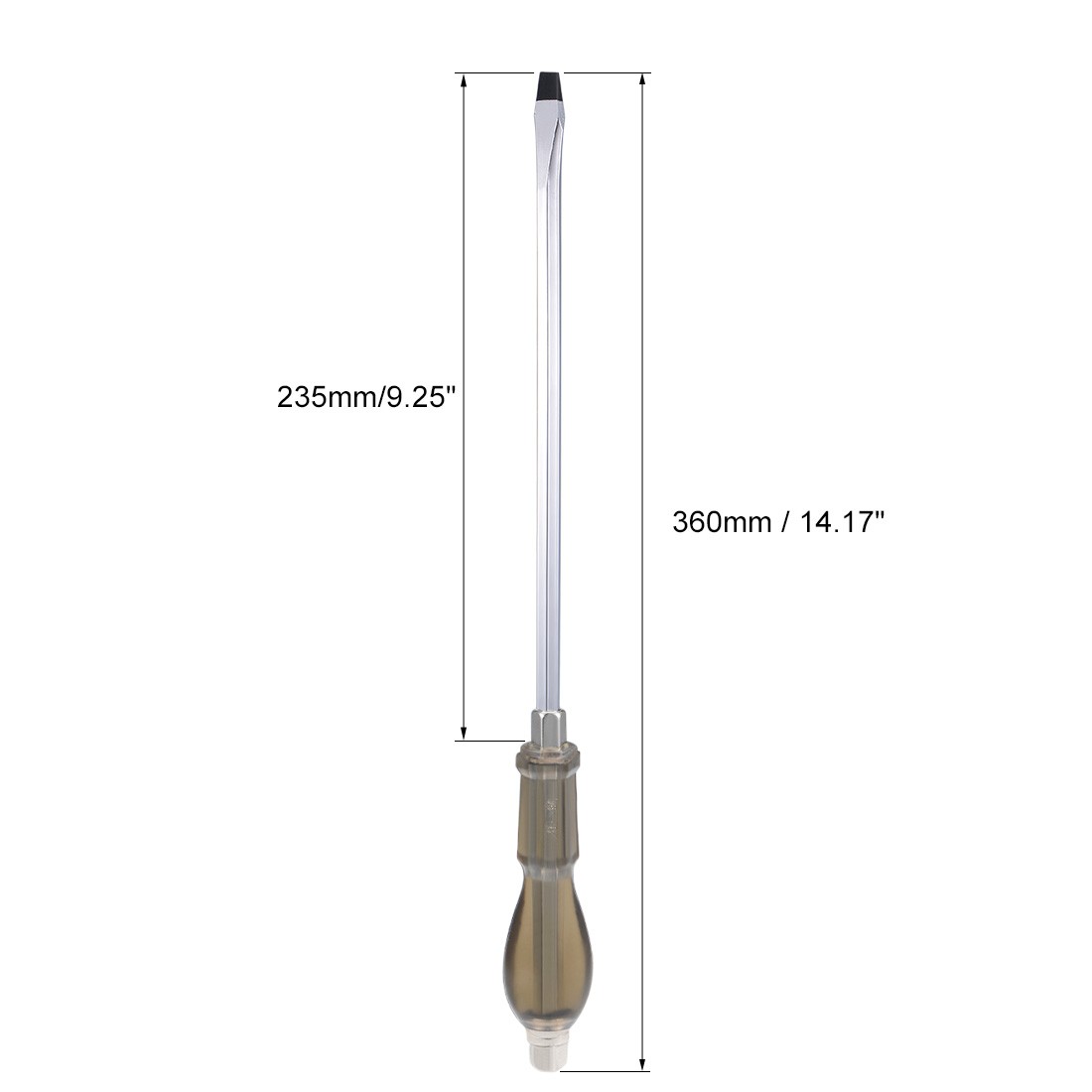8.5mm Slotted Impact Screwdriver 10-Inch Demolition Driver Magnetic 2 Pcs