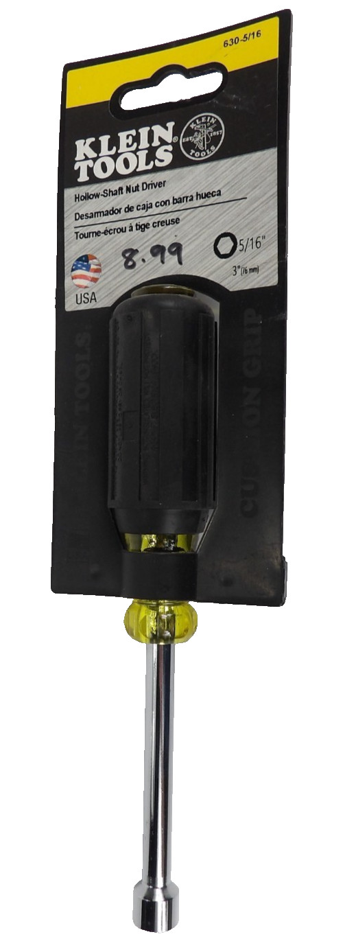 Klein Tools – 5/16″ Hollow Shaft Nut Driver #630-5/16