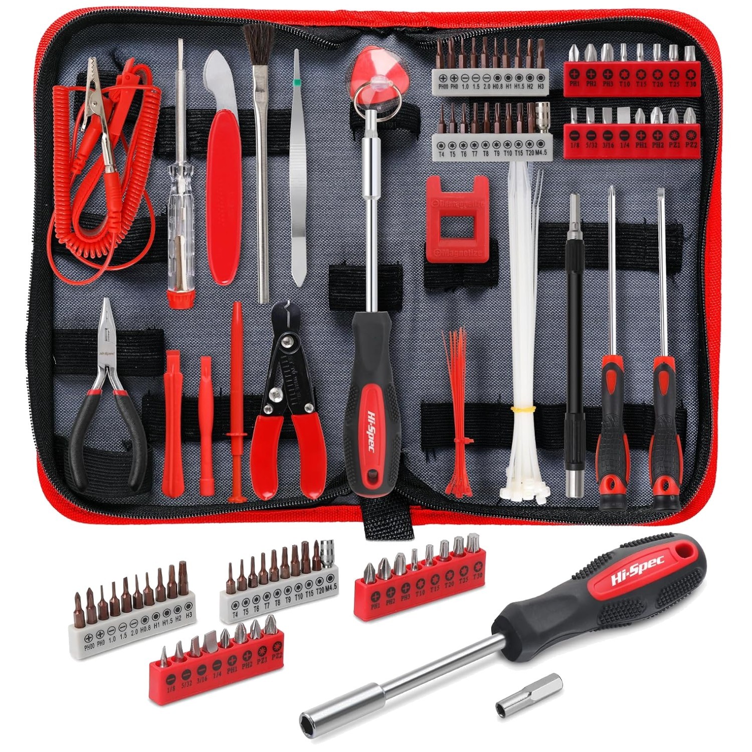 Comprehensive 56pc Electronics Repair Set for Everyday Fixes