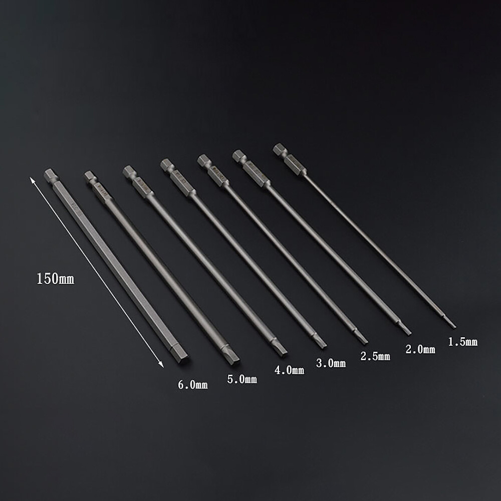 Hex Key Allen Bit Set Extra Long 100/150/200/300mm Impact Driver Drill 1/4″ Bits