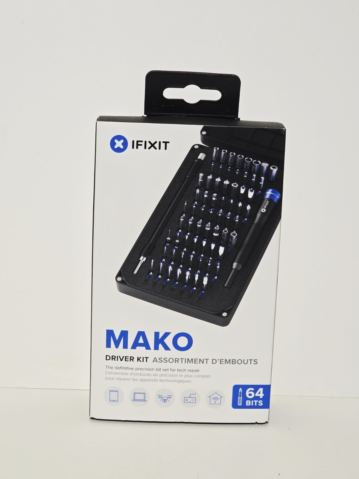 NEW! iFixit Mako Driver Kit – 64 Precision Bit Set for Electronics Repair
