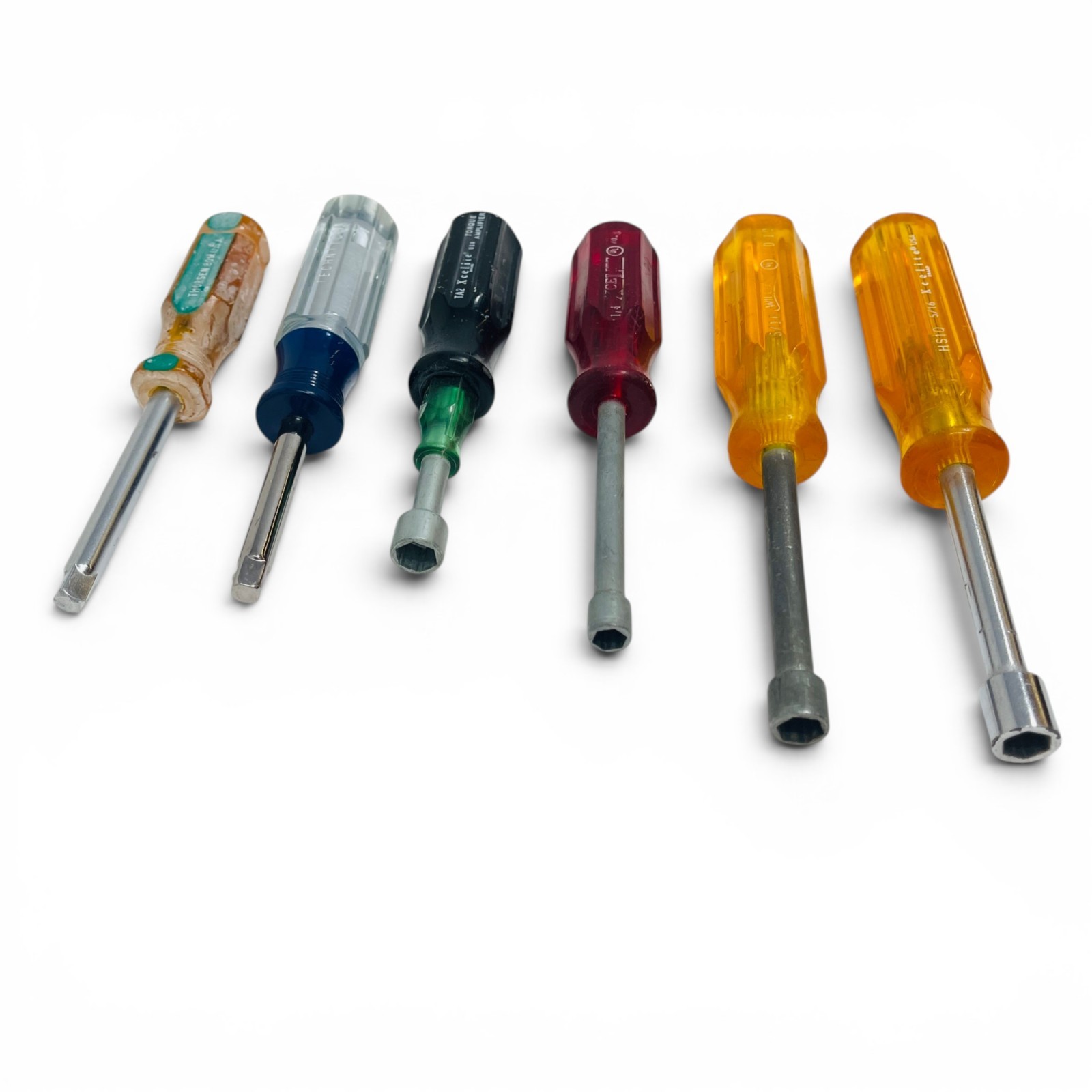 Xcelite Williams Thorsen Technitool USA Nut Driver Hand Tool Lot Set, 6 Pcs