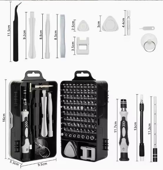 100 in 1 Precision Screwdriver Set Magnetic Repair Tool Kit for iPhone Laptop PC